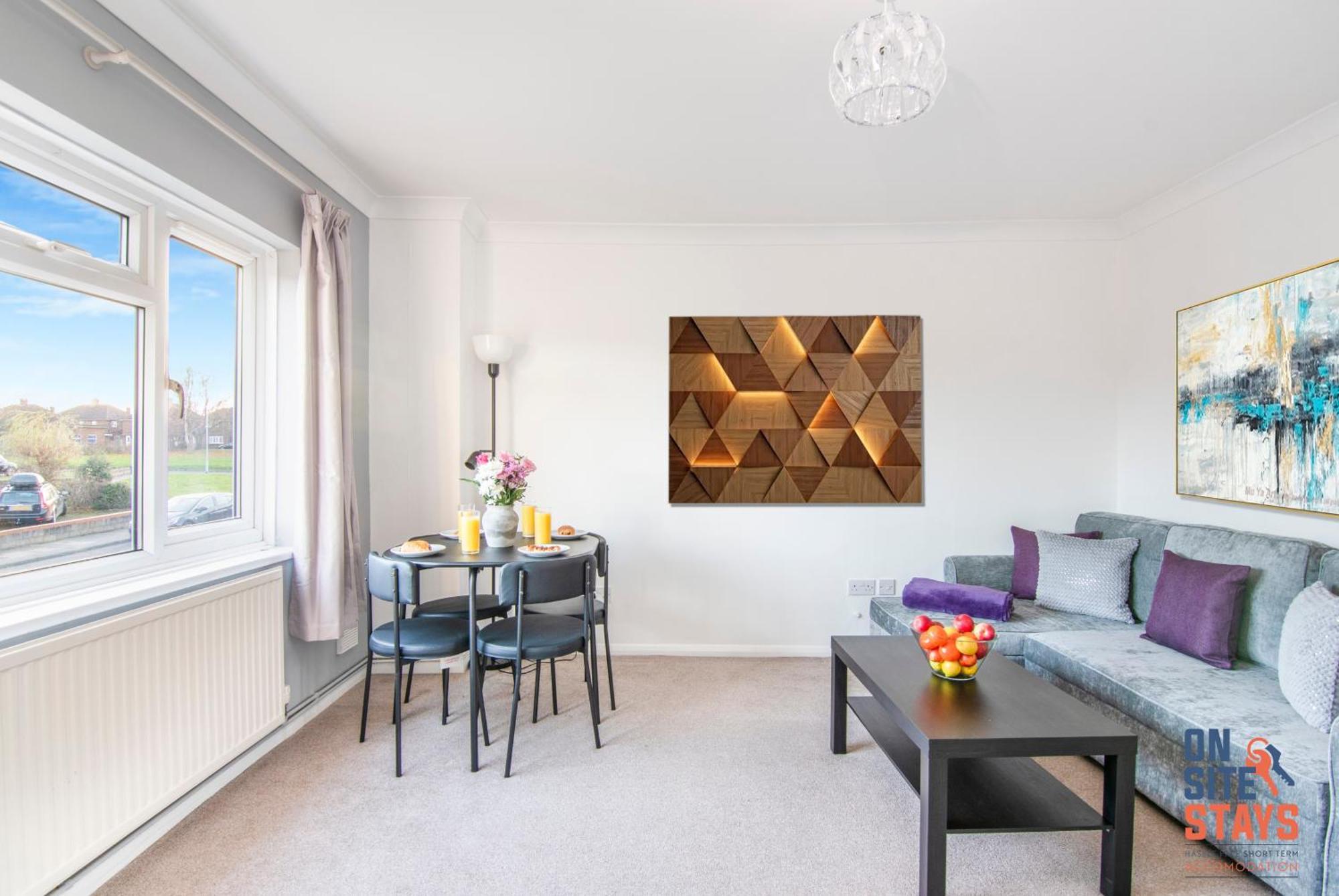 Onsitestays - Cosy 2-Bedroom Apartment With Private Entrance & Long Stay Prices Грейвсенд Экстерьер фото